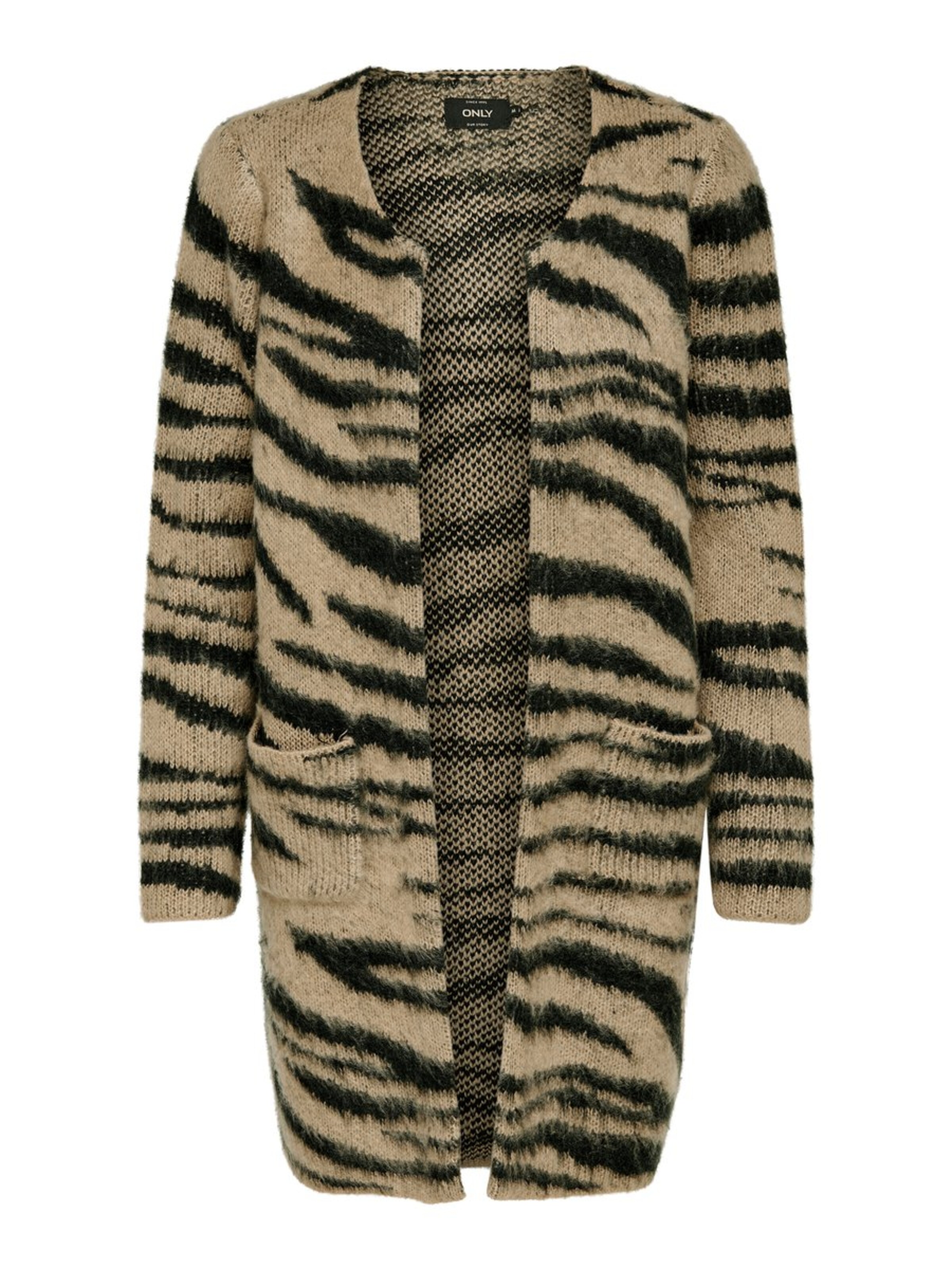 ONLY - Gebreid vest 'RANJA' in de kleur Beige