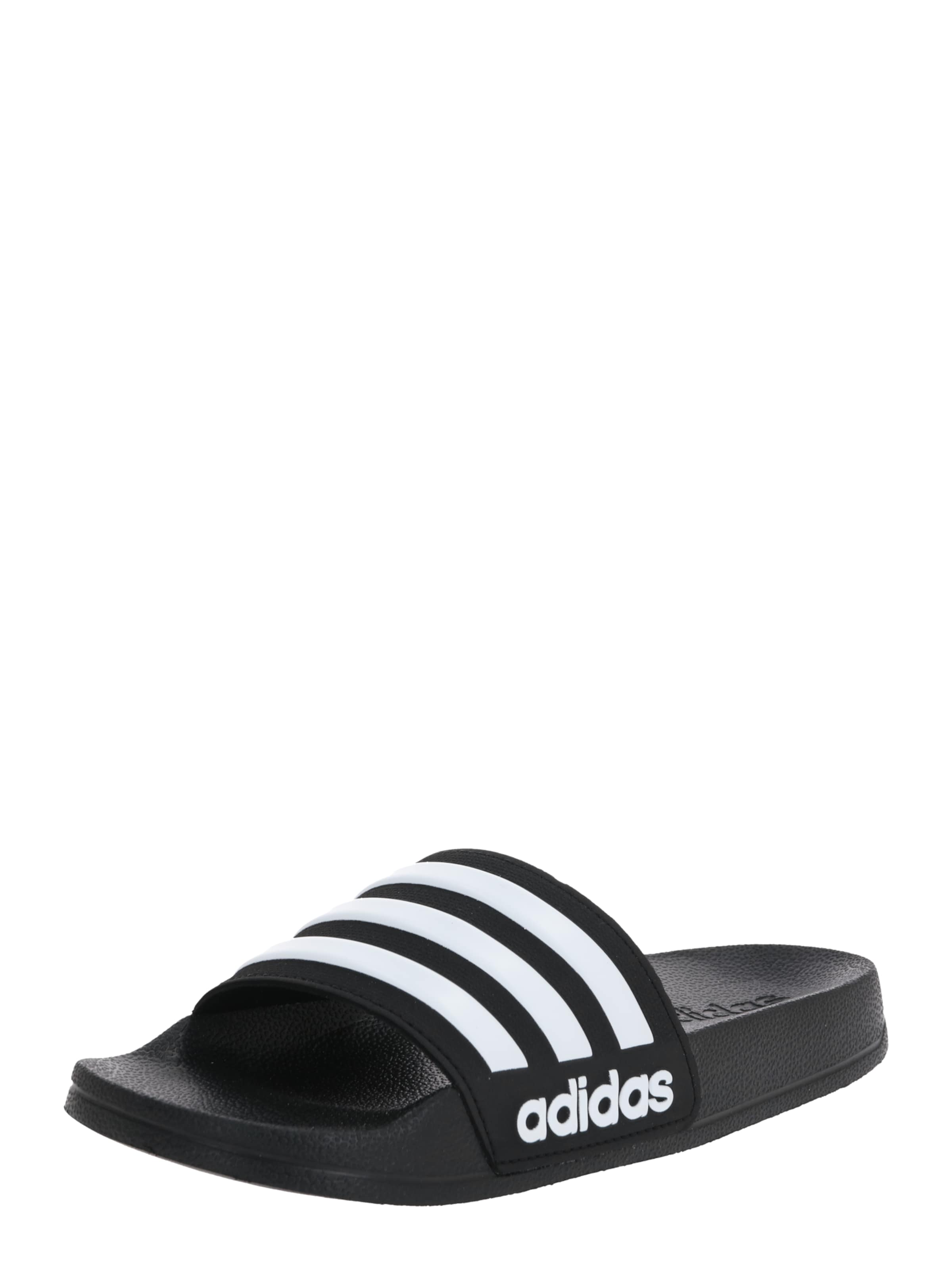 Flip-flops 'Adilette' de la ADIDAS PERFORMANCE pe negru: față
