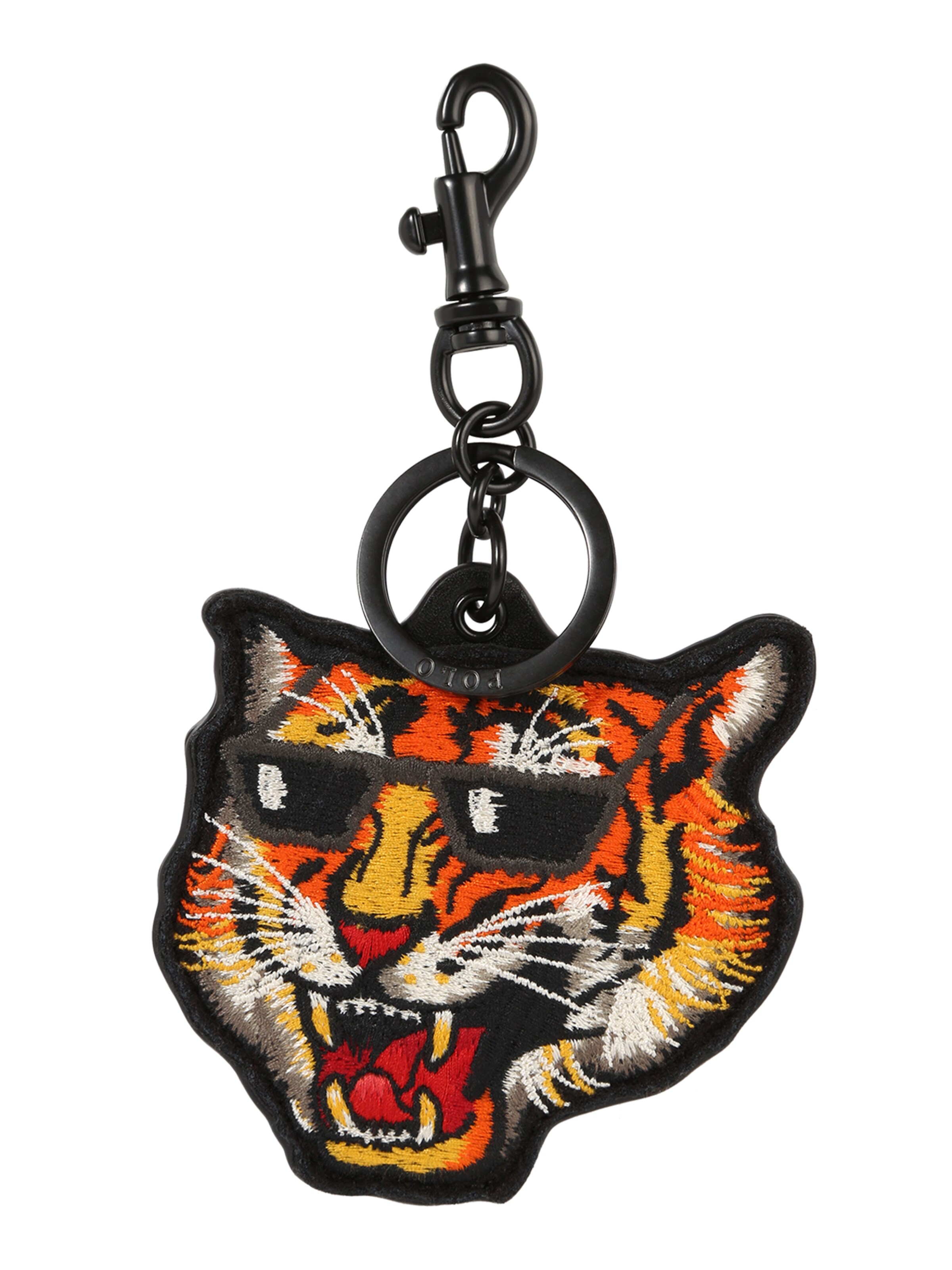 POLO RALPH LAUREN - Sleutelhanger 'TGR SUNG KF-KEYFOB-EXTRA LARGE' in de kleur Sinaasappel