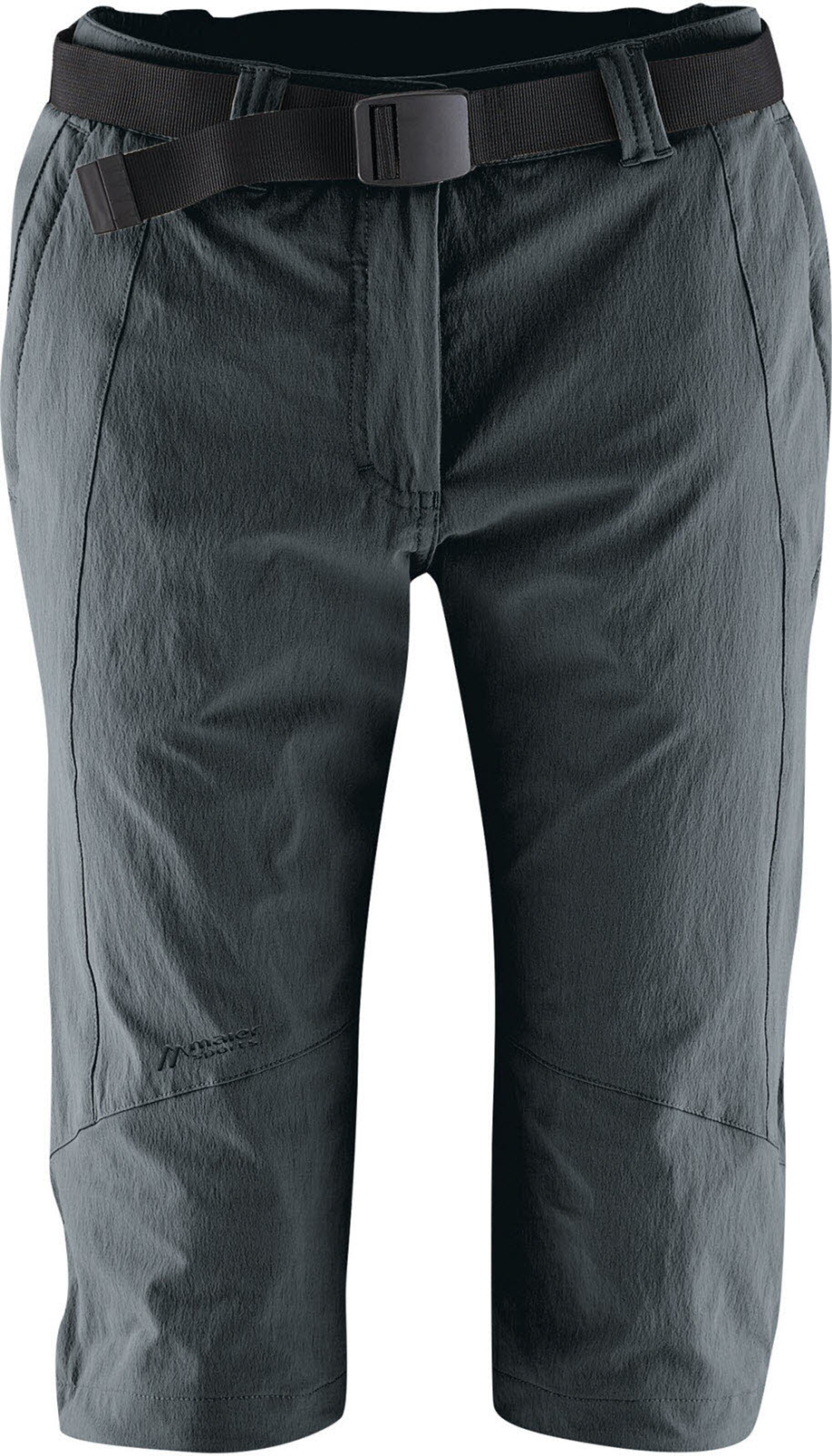 Maier Sports Regular Short 'Da-Capri el. - Kluane' in Schwarz: Vorderseite