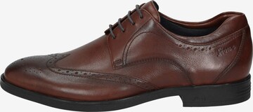 SIOUX Lace-Up Shoes 'Forkan-XL' in Brown