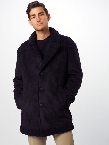 DRYKORN Between-Seasons Coat 'SUNT' in Black: front