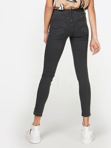 Lee Skinny Jeans 'Scarlett' in Grau: zadná strana