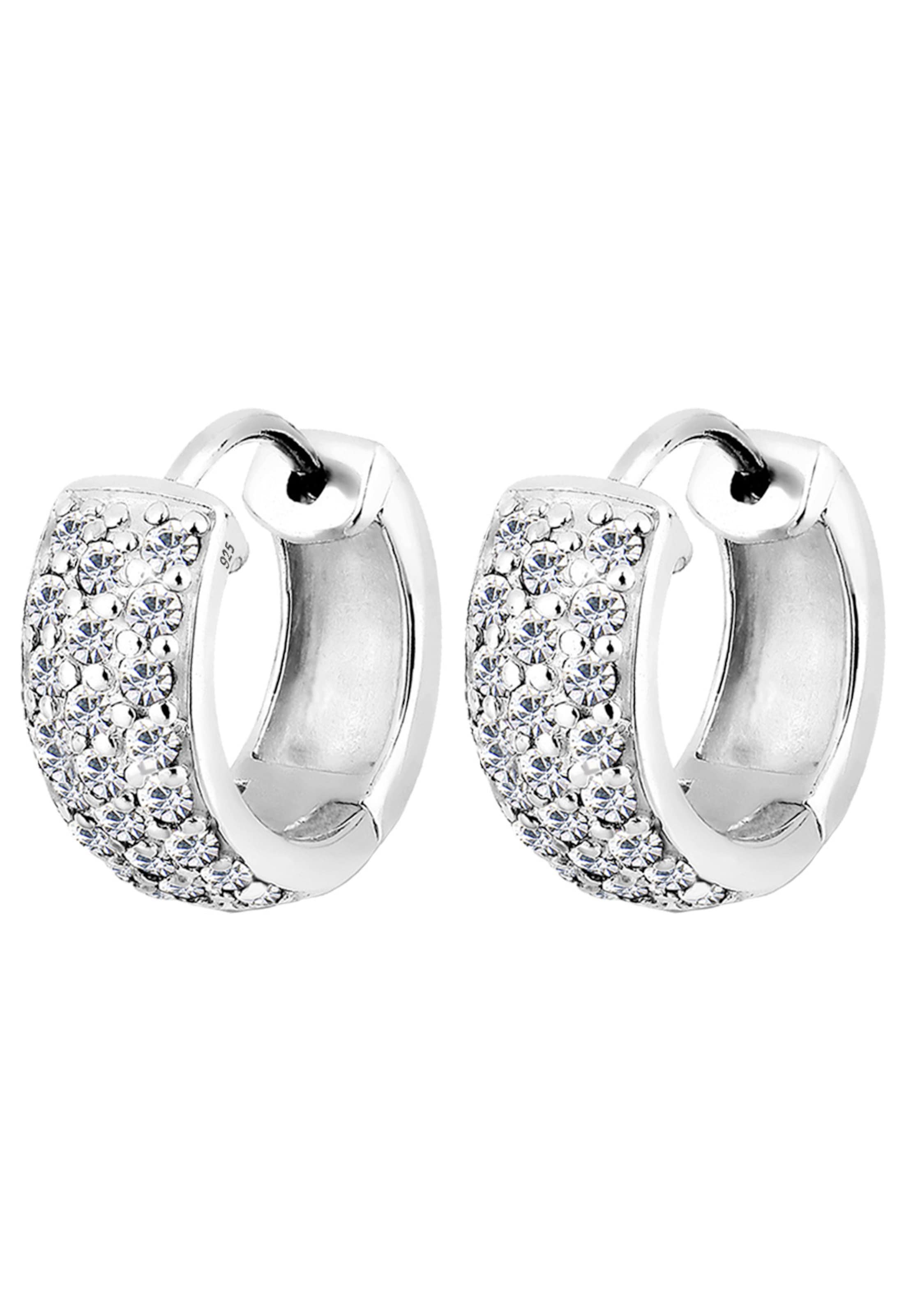 Boucles d'oreilles ELLI en argent : devant