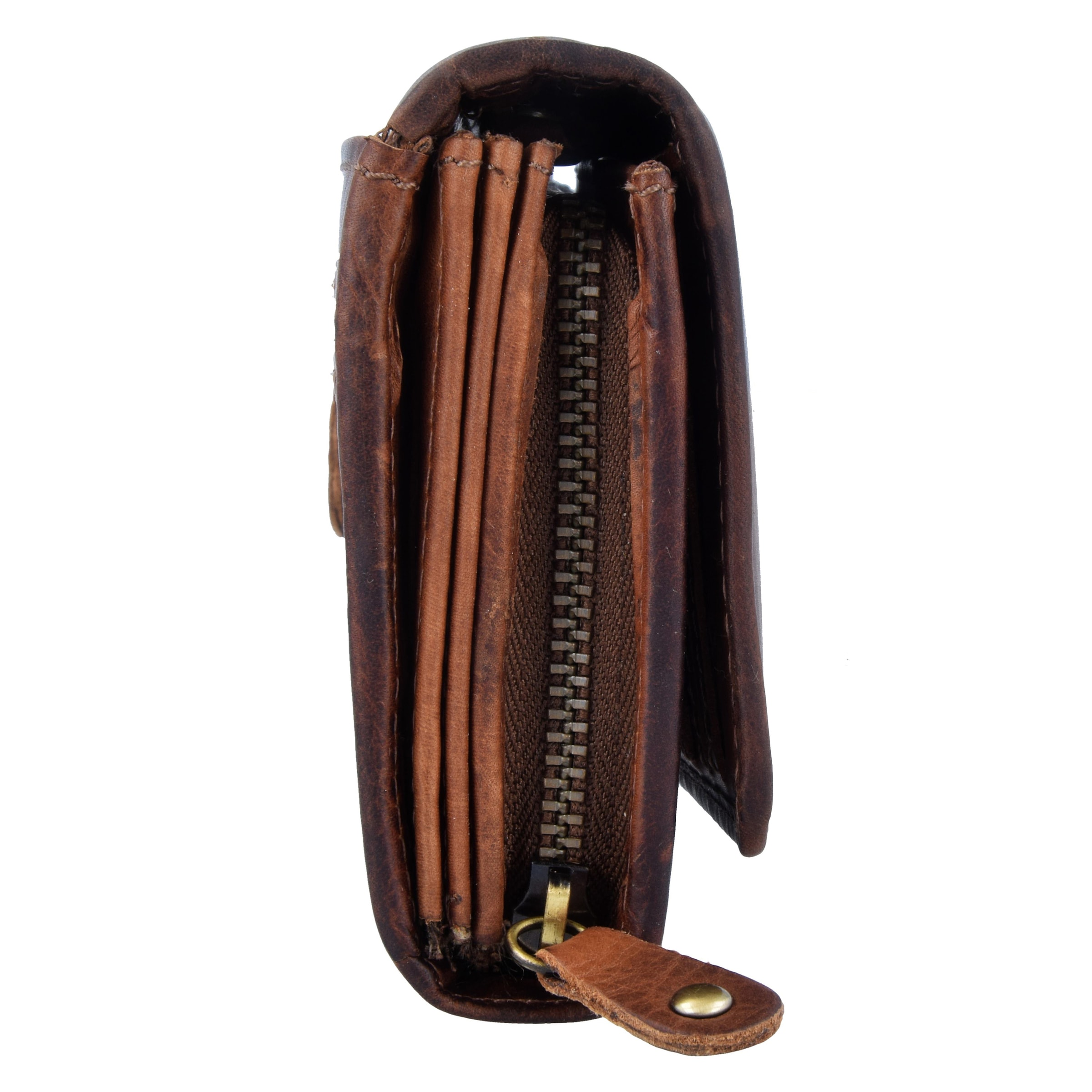 Greenland Nature Portemonnee 'Soft & Safe' in Bruin