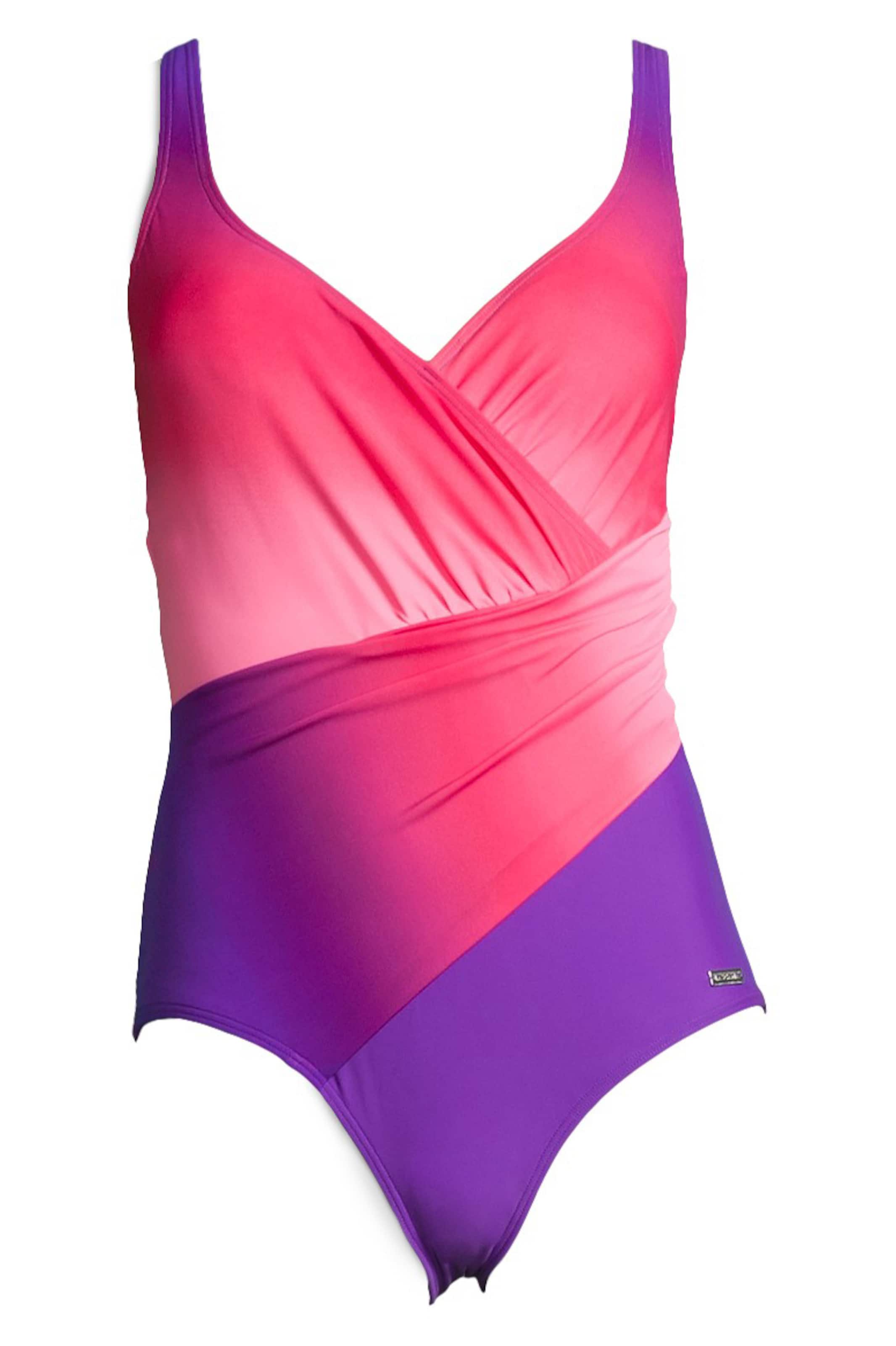 LASCANA - Soutien redutor Fato de banho em roxo: frente