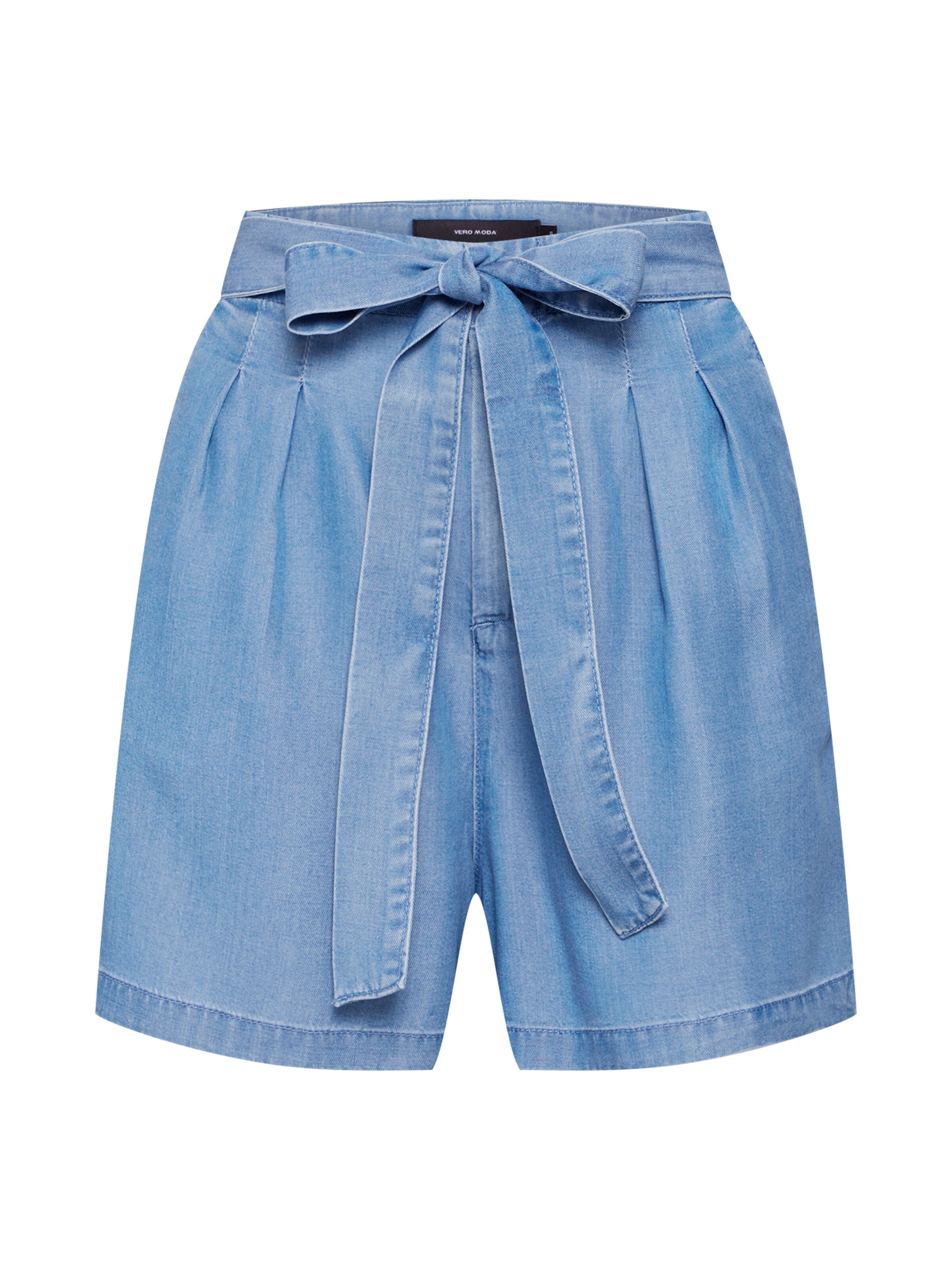 VERO MODA - Bandplooibroek 'Vmmia' in de kleur Blauw denim