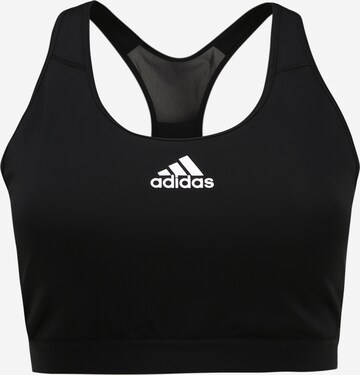 ADIDAS SPORTSWEAR Μπουστάκι Αθλητικό σουτιέν 'Don't Rest Alphaskin' σε μαύρο: μπροστά