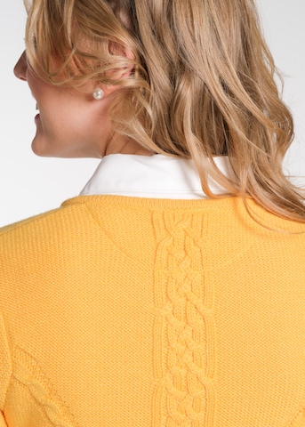 SPIETH & WENSKY Knit Cardigan 'Bonn' in Yellow