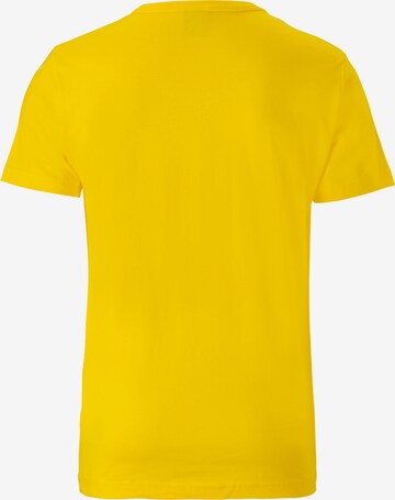 LOGOSHIRT T-Shirt "Homer Simpson" in Gelb