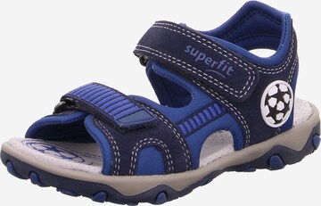 SUPERFIT Sandals & Slippers 'Mike' in Blue: front