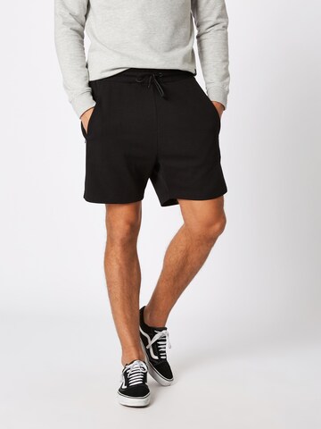 Regular Pantalon JACK & JONES en noir : devant