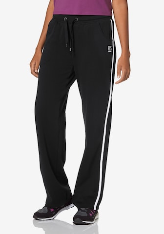 H.I.S Regular Pants in Black: front