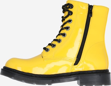 Dockers by Gerli Lace-Up Ankle Boots in Yellow