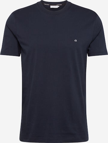 T-Shirt Calvin Klein en bleu : devant