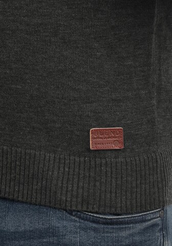 BLEND Strickpullover 'Lars' in Grau