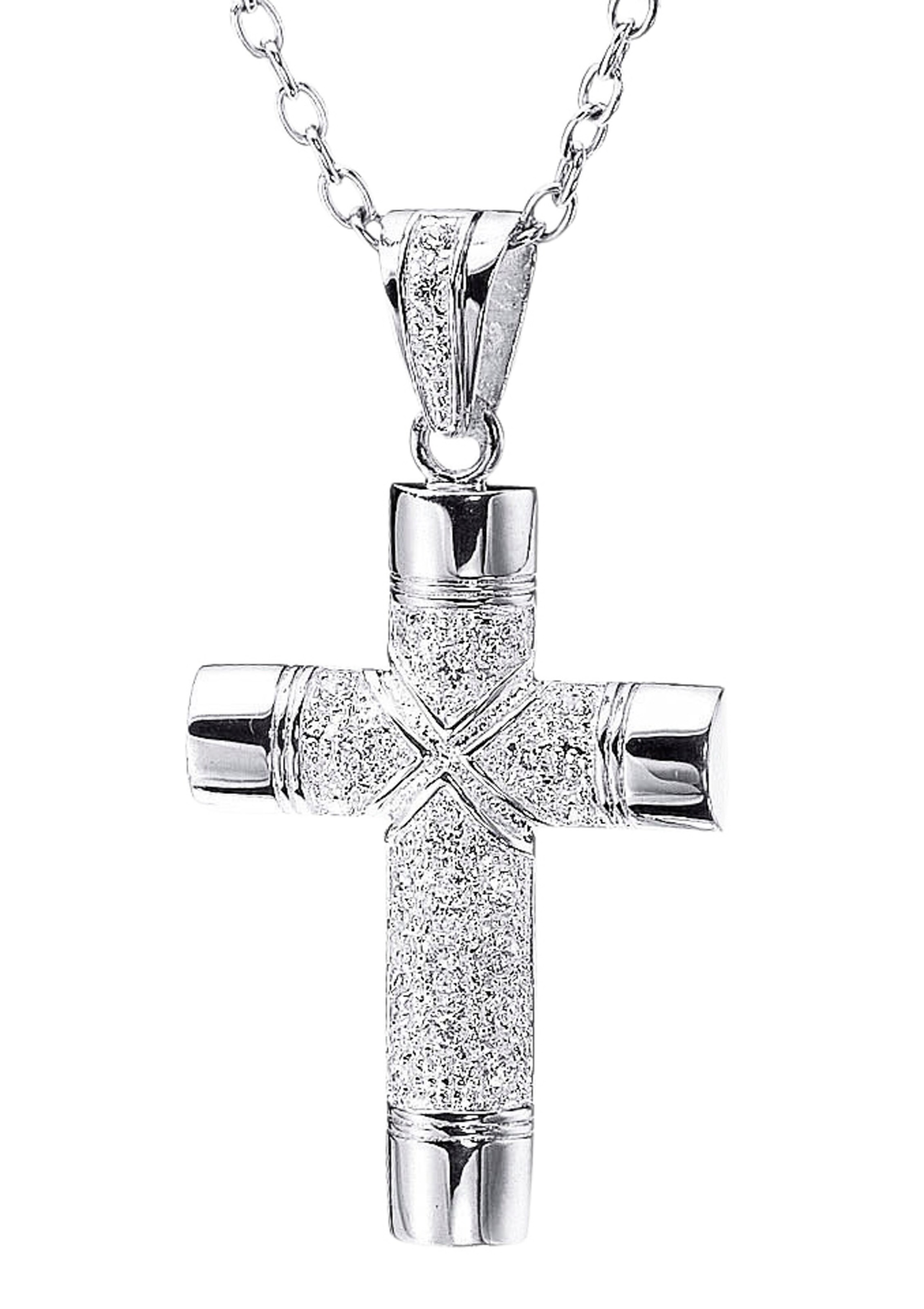 FIRETTI Pendant 'Kreuz' in Silver: front