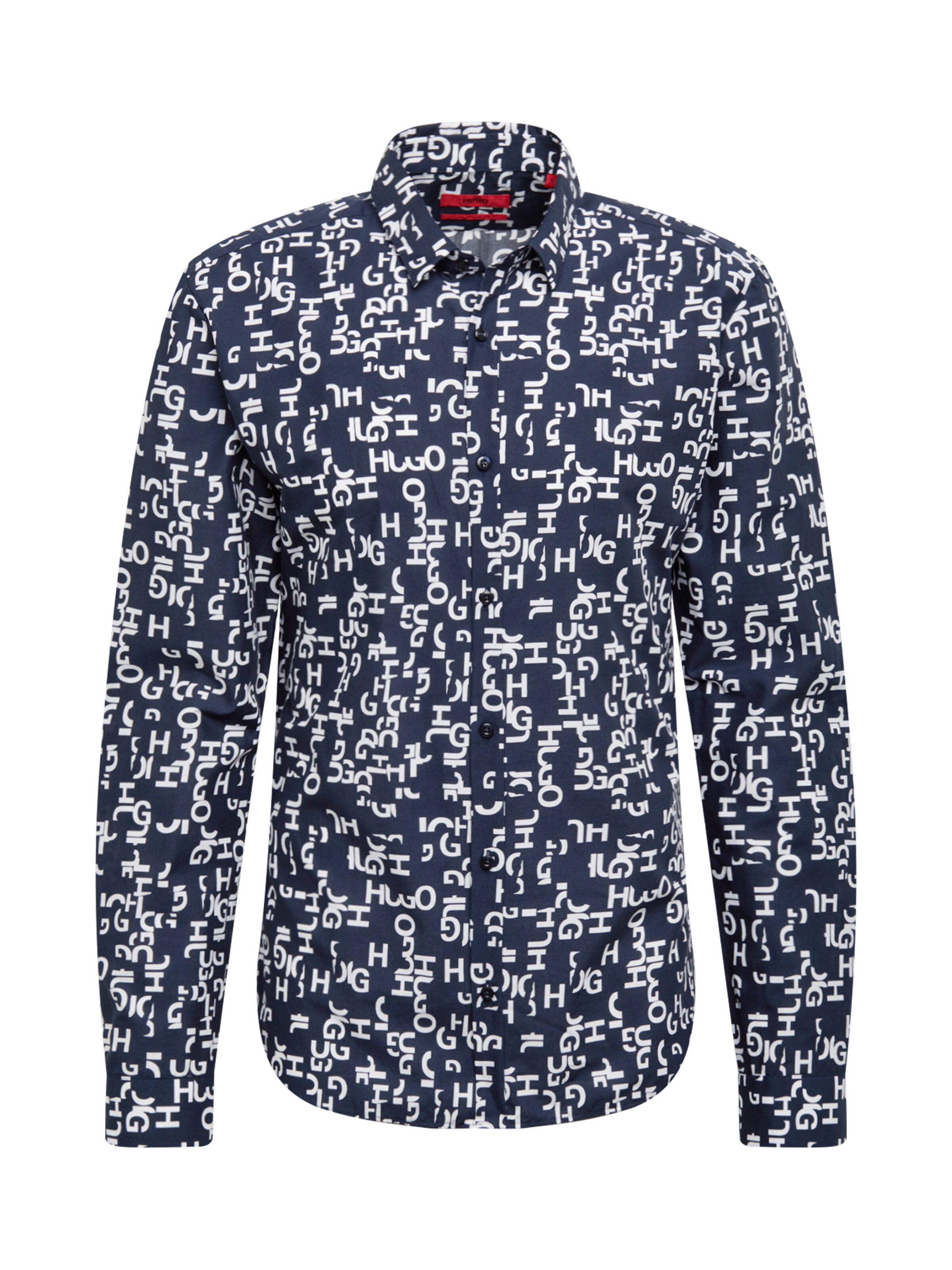 HUGO - Overhemd 'Eros' in de kleur Donkerblauw