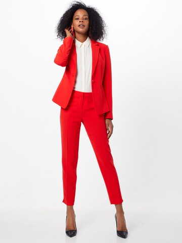 COMMA Regular Pantalon in Rood