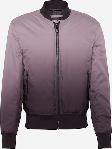 Urban Classics Between-Season Jacket 'Gradient' in Purple: front