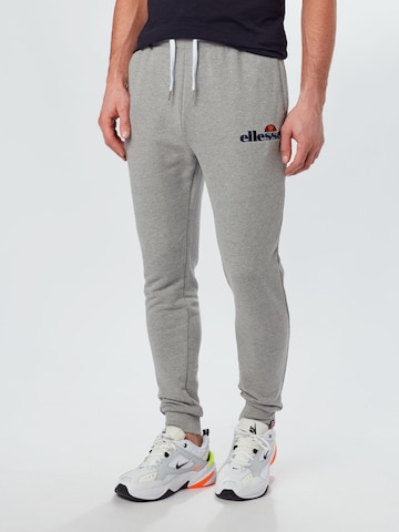 ELLESSE Tapered Pants 'Nioro' in Grey: front