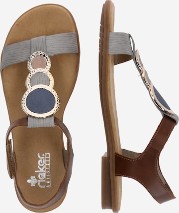 Rieker Strap Sandals in Brown