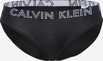 Slip 'BIKINI' de la Calvin Klein Underwear pe negru: față