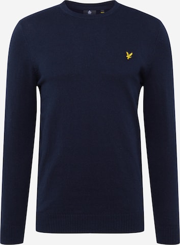 Pull-over Lyle & Scott en bleu : devant