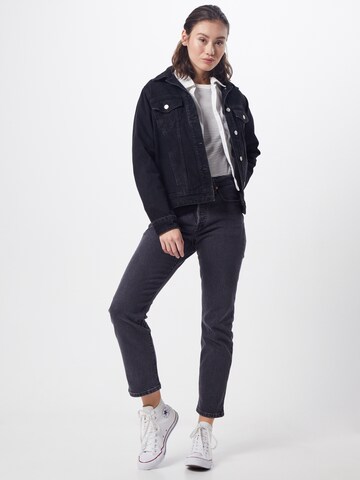LEVI'S ® Normalny krój Jeansy '501 Crop' w kolorze szary