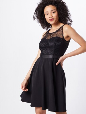 VM Vera Mont Cocktail Dress in Black: front