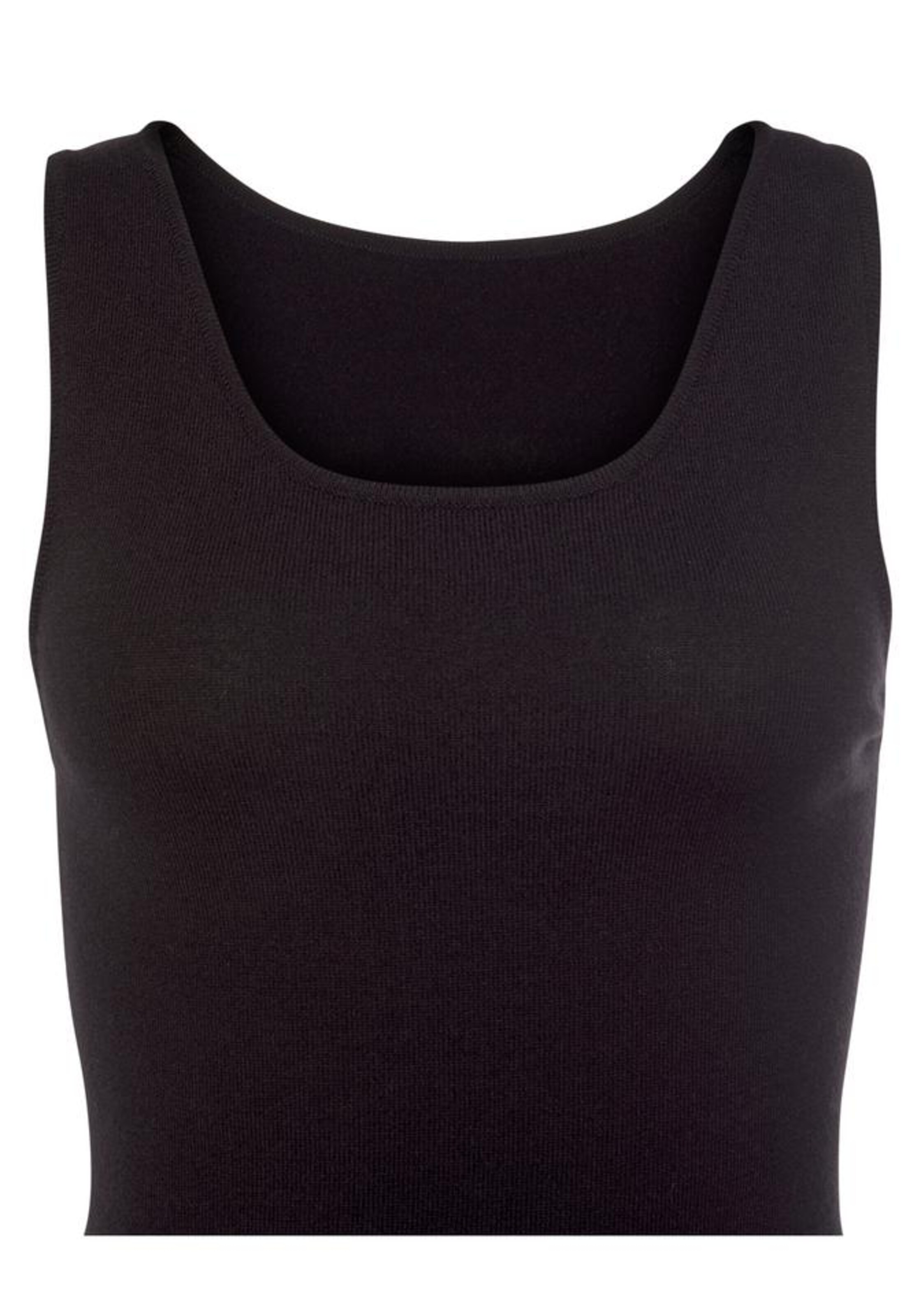 LASCANA Stickad klänning i svart