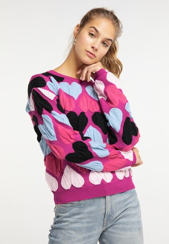 Pull-over MYMO en rose : devant