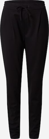 Vero Moda Tall Élére vasalt nadrágok 'Eva' - fekete: elől