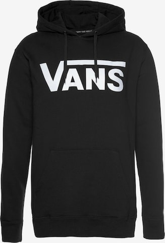 VANS Regular fit Sweatshirt 'Classic II' in Zwart: voorkant