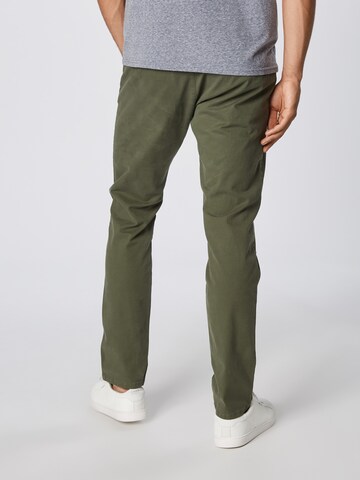 s.Oliver Slim fit Chino Pants in Green: back