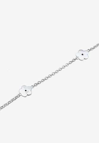 ELLI Armband 'Blume' in Silber