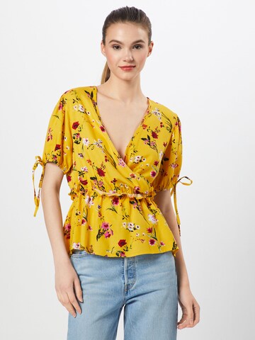 Boohoo - Blusa em amarelo: frente