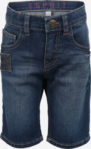 ESPRIT Regular Broek in Blauw: voorkant