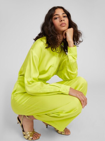 EDITED Wide leg Trousers 'Nerian' in Yellow