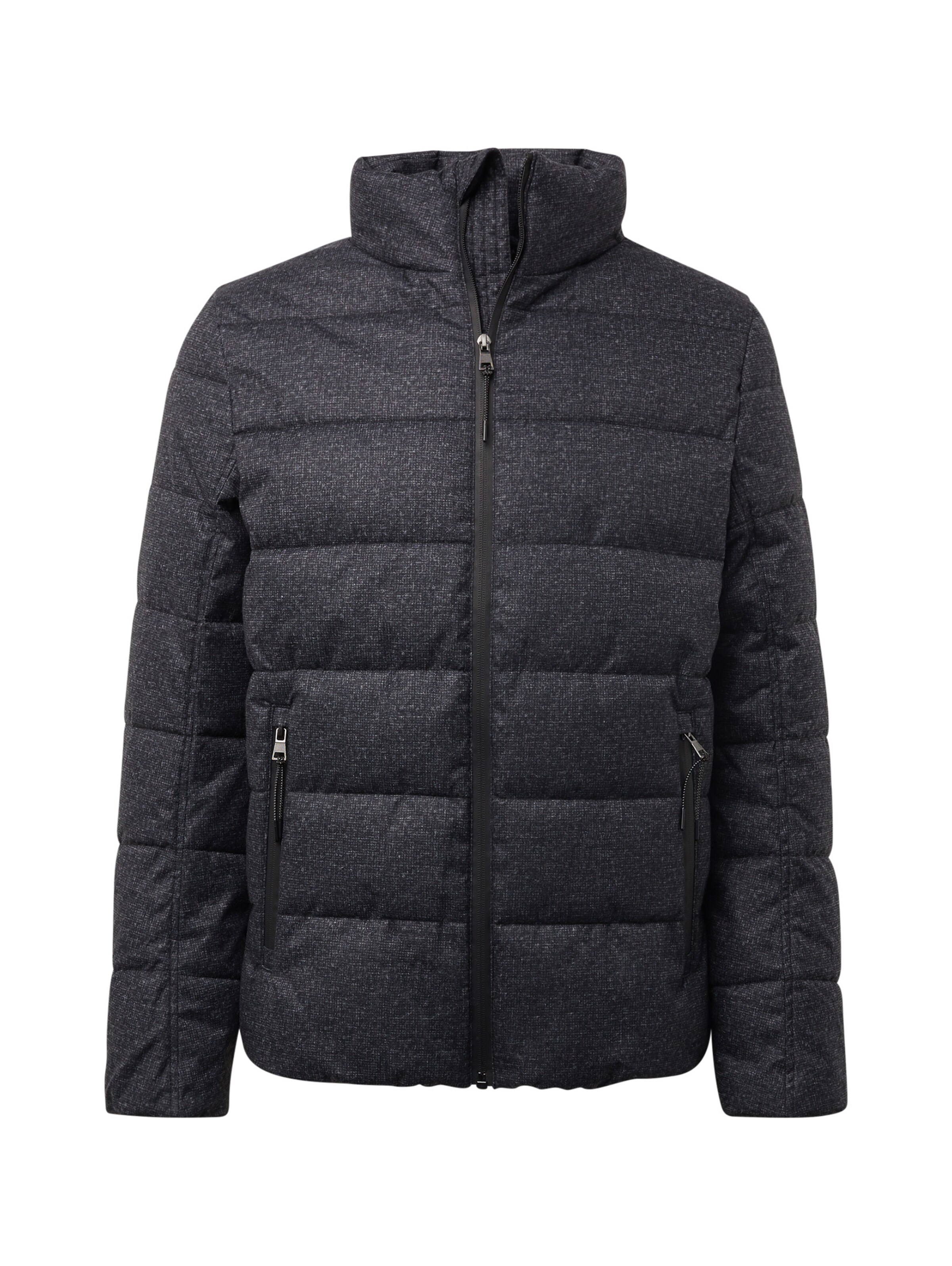 TOM TAILOR - Pufferjacke in schwarzmeliert