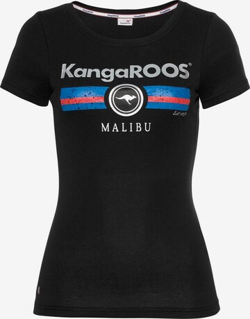 KangaROOS Shirt in Schwarz: predná strana