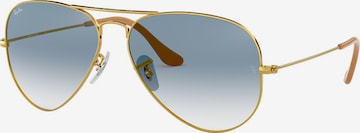 Ray-Ban Sonnenbrille 'Aviator' in Gold: front