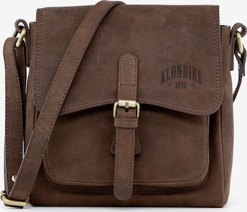 KLONDIKE 1896 Crossbody Bag 'Alyssa' in Brown: front