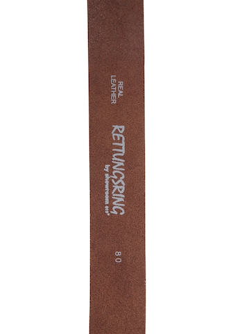 RETTUNGSRING by showroom 019° Belt in Brown