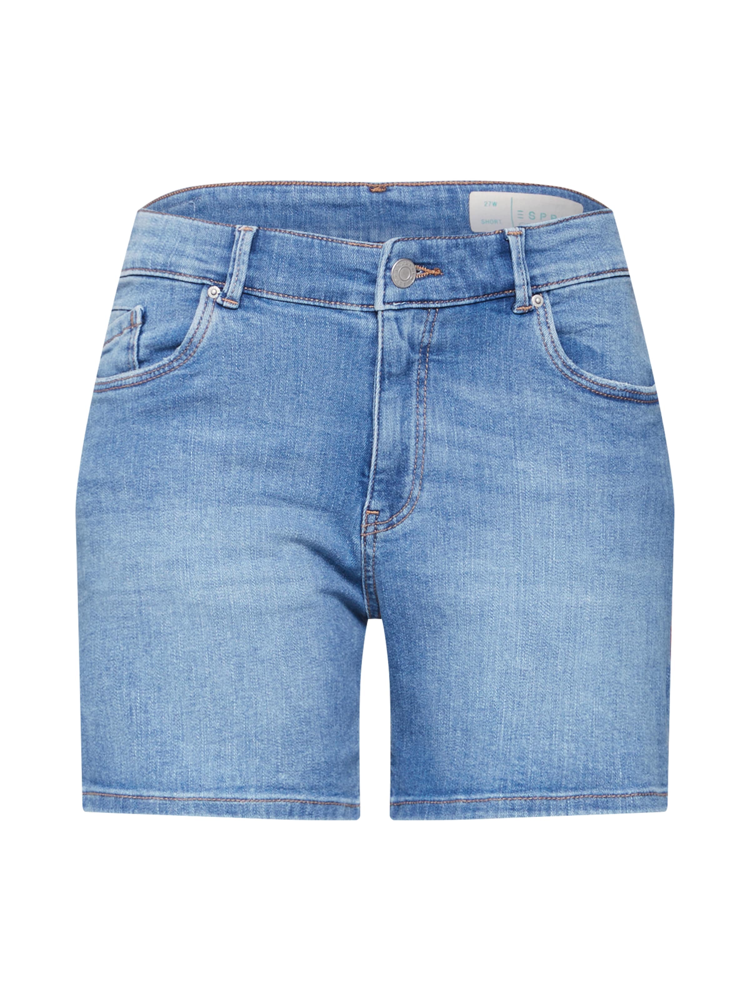 ESPRIT - Jeans 'OCS MR SHORT' in de kleur Blauw denim