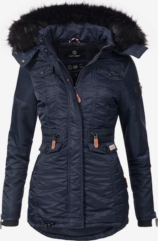 NAVAHOO Winter Jacket 'Schätzchen' in Blue: front