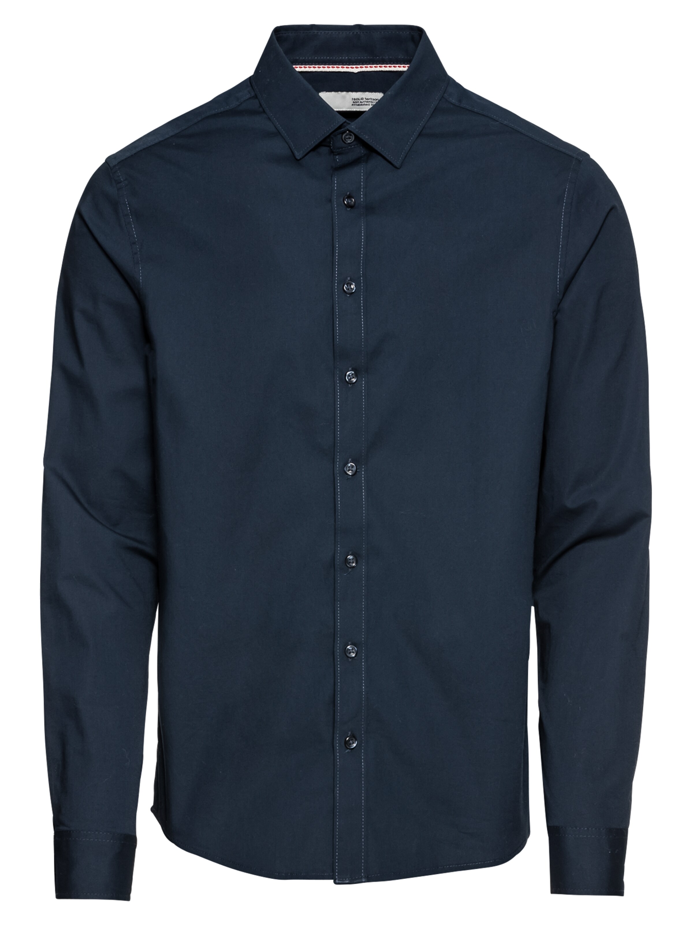 !Solid Regular Fit Hemd 'SO Tyler' in Blau: Vorderseite