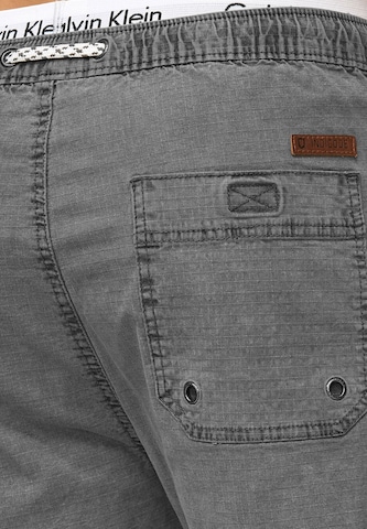 INDICODE JEANS Regular Shorts 'Stoufville' in Grau