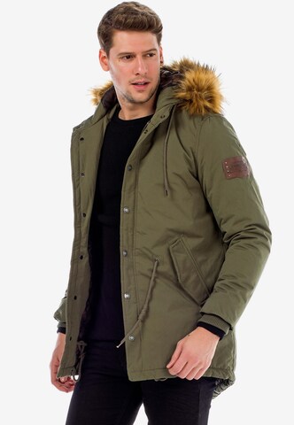 CIPO & BAXX Winter Parka 'Army' in Green