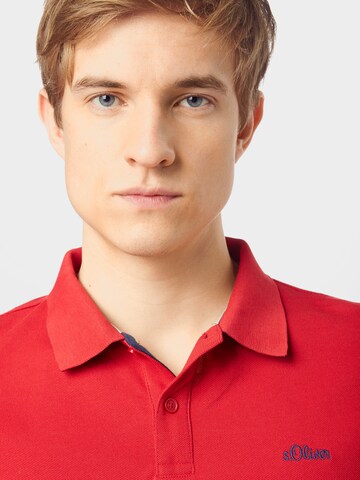 s.Oliver Poloshirt in Rot